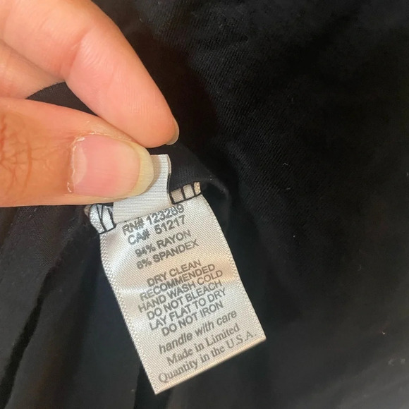 NWT Michael Lauren Small Black Soft Tank Dress with Cutout up Front - Picture 5 of 6